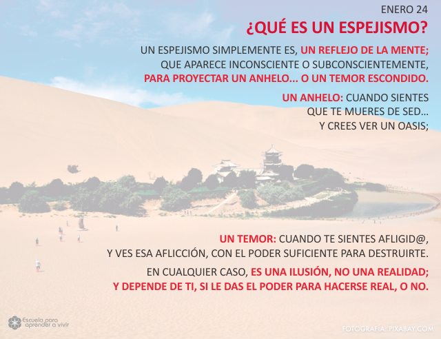 ¿Qué es un espejismo?